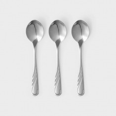 Set lingurite ceai 3 piese Napoli, Ambition, 13.5 cm, inox 18/10