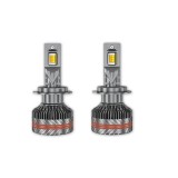 Set de 2 Becuri LED Xentech Light H7 S55 &ndash; 55W | 6000LM | 3 Culori (3000K/4300K/6500K) | telecomanda inclusa