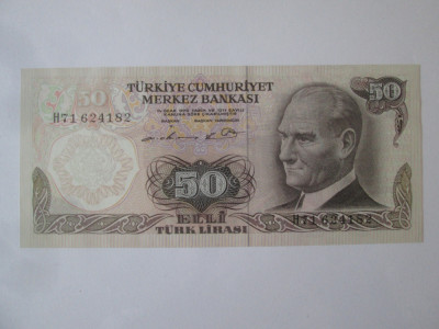 Turcia 50 Lire 1970 UNC foto