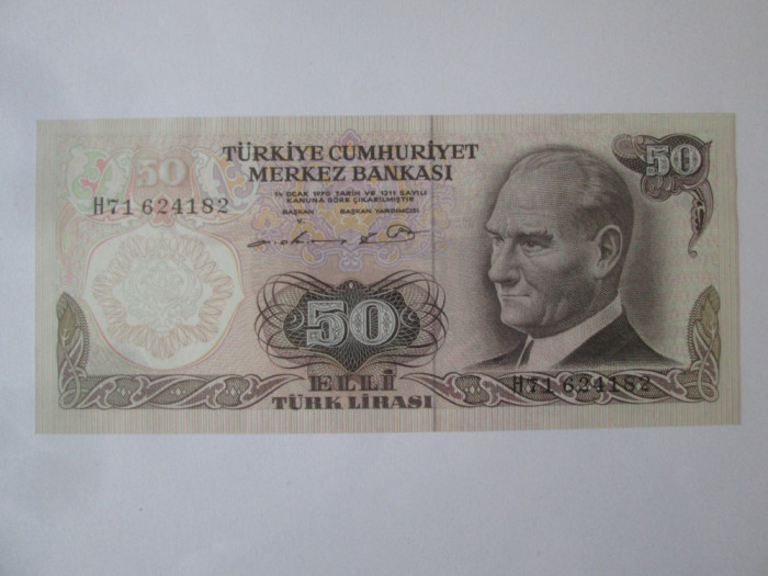 Turcia 50 Lire 1970 UNC