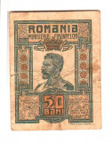 SV * Romania 50 BANI 1917 * Regele Ferdinand I * WWI