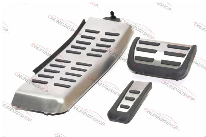 Set Pedale Inox + Footrest transmisie automata Audi A6 4F , Audi Q5