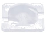 Lentilă LED pătrată silicon transparent 11,5mm