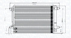 MAGNETI MARELLI 350203845000 Condensator, climatizare