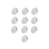 Set 20 magneti foarte puternici, disc, simplu, 10mm X 5 mm, gri