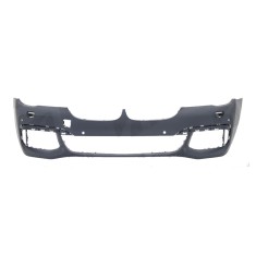 Bara fata BMW Seria 7 (G11/G12), 07.2015-06.2019, cu 6 gauri senzori parcare; grunduit, de vopsit; cu 6 gauri spalator, M-Pack,