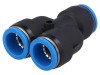 Conector Teu Mufabil Polimer FESTO 16mm Tip Y Pneumatic - Cod 130609 / QSY-16