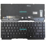 Tastatura Laptop, Dell, Alienware M16 R1, P124F, P124F001, P124F002, iluminata, RGB 4 Zone, neagra, layout US