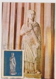 MAXIMA STATUIE FEMININA DRAPATA SEC II DESCOPERITA LA APULUM