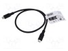 Cablu USB 3.2 USB C Goobay 0,5m negru 10Gbps