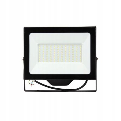 Proiector LED SMD 100W, 6500K, IP65, aluminiu si sticla securizata foto