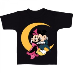 Tricou &amp;quot; Mickey Mouse and Minnie Mouse - pe luna &amp;quot; foto