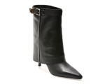 Botine elegante EPICA PREMIUM negre, 00687TB, din piele naturala