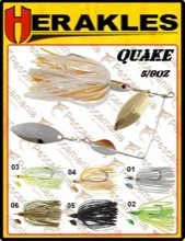 SPINNERBAIT COLMIC QUAKE 42GR ORANGE/BROWN foto