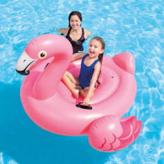 Saltea gonflabila pentru plaja, Intex Flamingo Ride-On foto