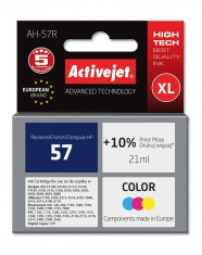 Cartus compatibil 57 Color pentru HP, 21 ml, Premium Activejet, Garantie 5 ani foto