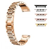 Curea otel, compatibila Apple Watch 9|8|7|6|5|4|3|2|1 Series, 41mm|40mm|38mm, Rose Gold Diamond