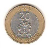 SV * Jamaica 20 DOLLARS 2001 * MARCUS GARVEY - EROU NATIONAL * bimetal