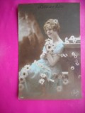 HOPCT 12077 FELICITARE VECHE -FEMEI FRUMOASE -FRANTA -EUROPA - -ROMANTICA- -NECIRCULATA