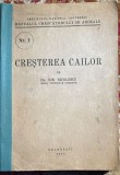 CRESTEREA CAILOR,Dr.IOAN NICOLESCU(MANUALUL CRESCATORULUI DE ANIMALE)/BUCURESTI 1943/342 pagini/ COPERTA ORIGINALA BROSATA