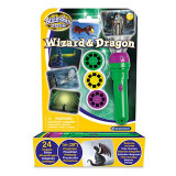 Proiector tip lanterna - Dragon si vrajitor PlayLearn Toys, Brainstorm