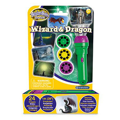 Proiector tip lanterna - Dragon si vrajitor PlayLearn Toys foto