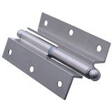 Balama ingenuncheata din aluminiu, pentru usa, saten, pe stanga, 100 x 25 mm, 10 buc / set