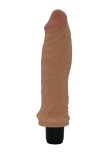Vibrator Realistic Rosy Grey Natural 16.5cm Lungime, 4.3cm Diametru, TPE+ABS, Cu Vibratii