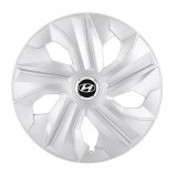 Cumpara ieftin Set 4 Capace Roti Hyundai, model Luna Gray, R16, Autohelix MSA