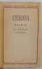NUVELE de STENDHAL , 1967 *EXEMPLAR RELEGAT