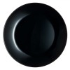 Farfurie Intinsă Opal, 25 cm, Negru, Compatibilă Mașină De Spălat Vase și Cuptor Microunde, Oem