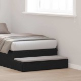 Cumpara ieftin Sertare de pat, negru, 90x36,5x16,5 cm lemn prelucrat