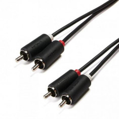 Cablu audio Serioux 2x RCA Male - 2x RCA Male 3m foto