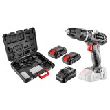 Masina de gaurit/&icirc;nsurubat cu percutie brushless 18V, 2 acumulatori