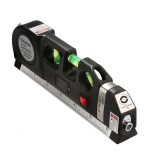 Nivela cu laser FOXMAG24&reg;, Ruleta 2.5m , Rigla 15 cm, Multifunctionala 4in1 Fascicul luminos, Masoara in plan vertical, orizontal si la 45 de grade