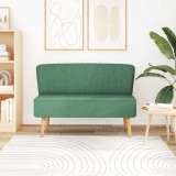 vidaXL Canapea din material textil, 117 x 55,5 x 77 cm, verde 244073