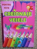 Creionase vesele pentru fete. Carte de colorat