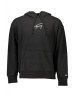 Hanorac barbati, cu imprimeu cu logo, Regular fit, Negru, XL, 2XL, Tommy Jeans