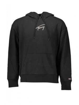 Hanorac barbati, cu imprimeu cu logo, Regular fit, Negru, XL foto