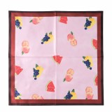 Cumpara ieftin Esarfa satin cu tiv rulat manual Fruity