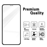 Folie protectie de sticla, rezistenta 9H, tempered glass pentru iPhone XR, Negru, SOHO