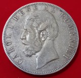 Rom&acirc;nia, 5 Lei 1883, Argint.