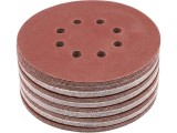 Set 50 Discuri Abrazive Velcro, 150Mm, 8 Gauri, P80
