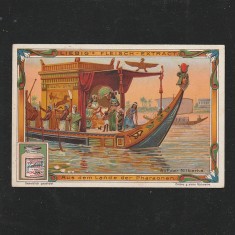 Reclama Litografie &ldquo;Ausdem Lande der Pharaonen - La curtea regala&rdquo; 1900