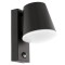 Aplica de exterior cu senzor Eglo 97451 CALDIERO, negru - RESIGILAT