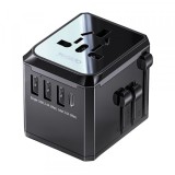 Cumpara ieftin Incarcator Retea Yesido MC10 Travel, 12W, 2.4A, 1 x USB-C - 3 x USB-A, Negru