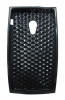 Husa silicon negru lucios pentru Sony Ericsson Xperia X10