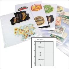 Folii pentru biscuti suport pahare 4 buzunare 108x148mm - 15 buc
