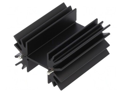 Radiator Extrudat Negru TO220 41.9mm x 50.8mm x 25.4mm foto