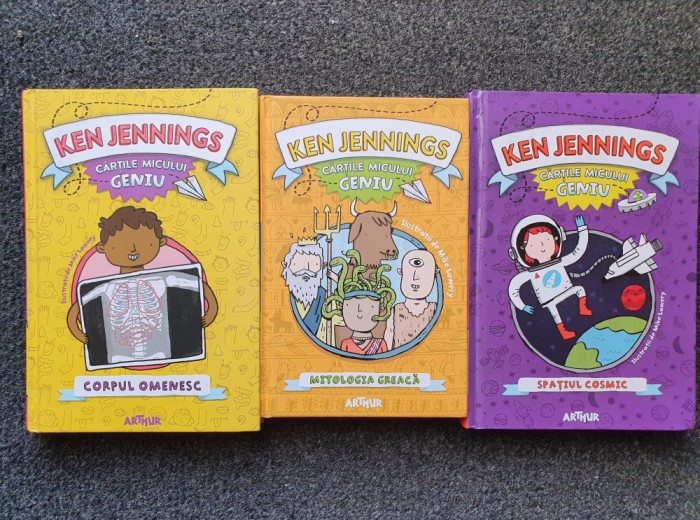 CARTILE MICULUI GENIU - Ken Jennings (3 volume)